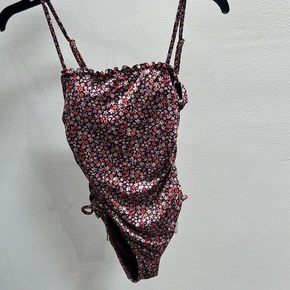 Sanctuary Micro Garden Side-Tie One-Piece Swimsuit XS - Picture 7 of 9